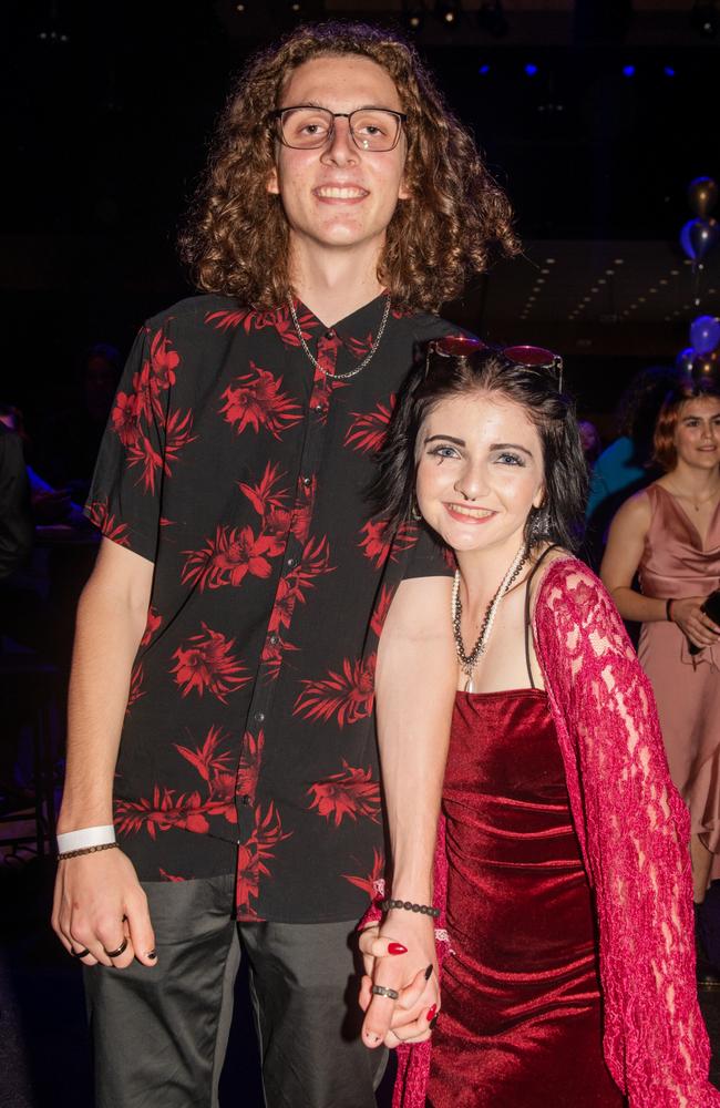 Brock Lindores from Mirani State School and Emily Garner from Mackay North State High School at the 2022 30th year Mocktail. Picture: Michaela Harlow