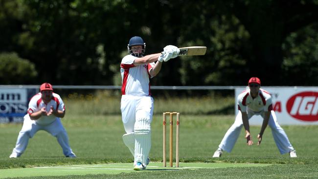 Jason Wilson in action for Gisborne in the GDCA. Picture: Hamish Blair