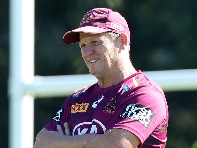 Coach Kevin Walters, Brisbane Broncos training, Red Hill. Photographer: Liam Kidston.