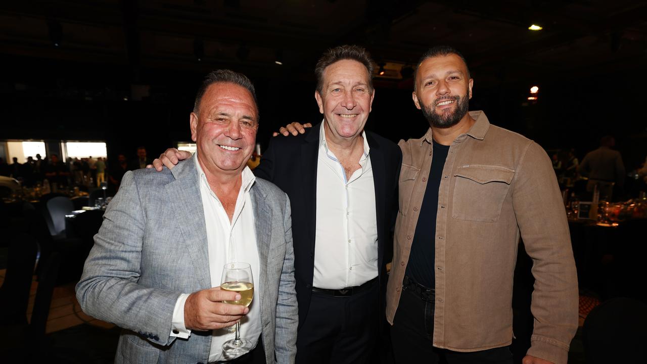 Peter Drake , Greg Bell and Bobby Siljanovski at the Star casino . Pic Annette Dew