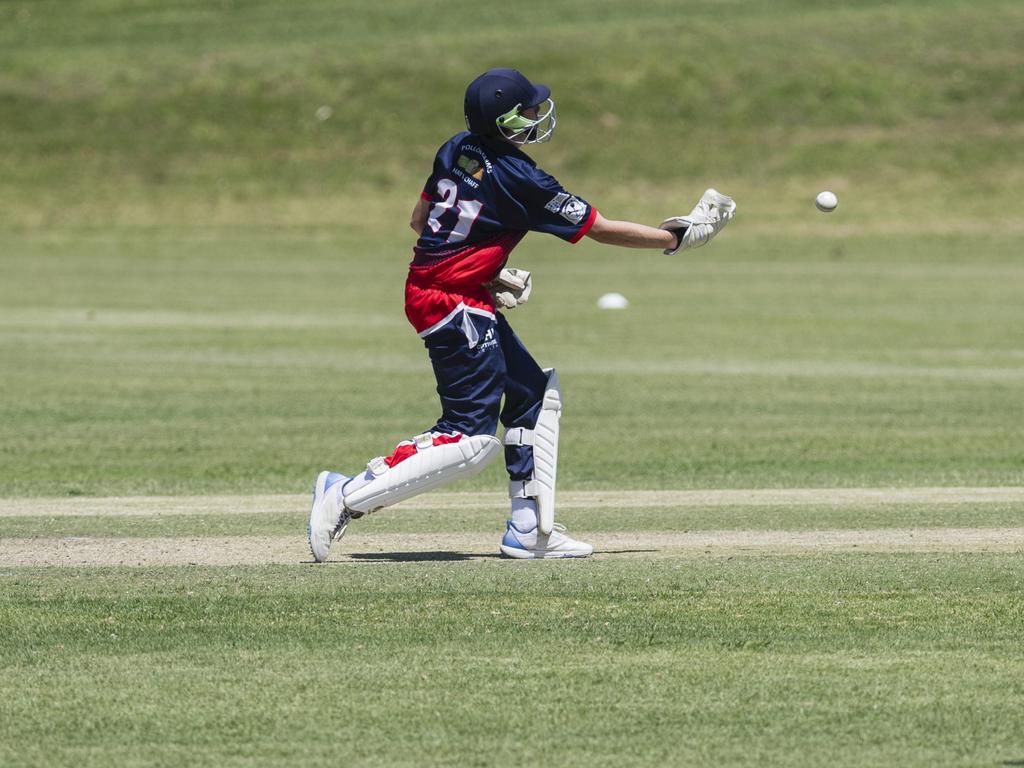 Metropolitan-Easts wicketkeeper Oliver Dunk in action against Northern Brothers Diggers in Toowoomba Cricket B Grade One Day grand final at Captain Cook Reserve, Sunday, December 10, 2023. Picture: Kevin Farmer