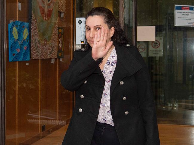 Katherine Asiminaris is on trial in the District Court accused of historical sexual abuse against a juvenile inmate. Picture: NCA NewsWire / Bianca De Marchi