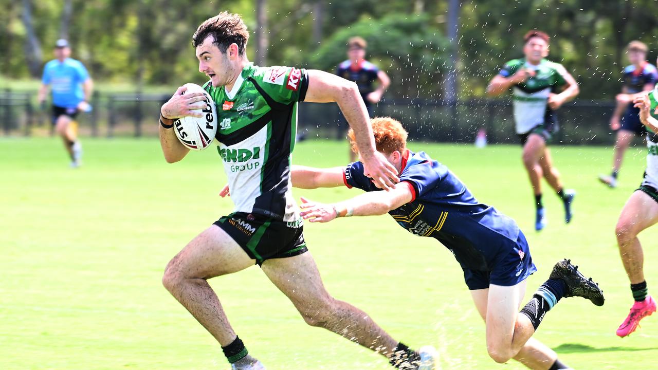 Clydesdales player Dylan Gourley scored three tries.. Picture, John Gass