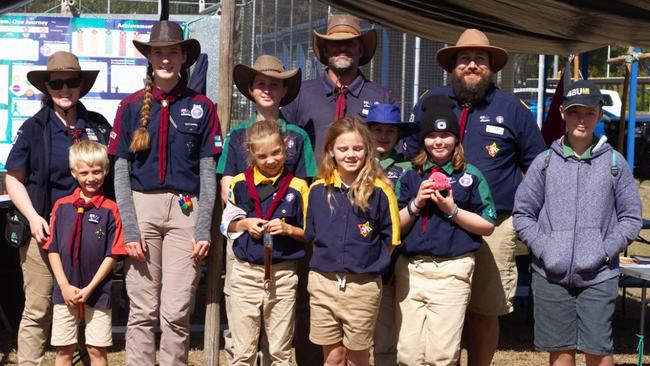 The Moore Park Beach Scouts held an educational booth at the Moore Park Beach Arts Festival.