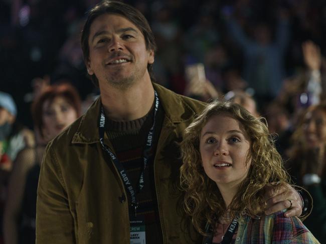 Josh Hartnett and Ariel Donoghue in the twisty thriller Trap.