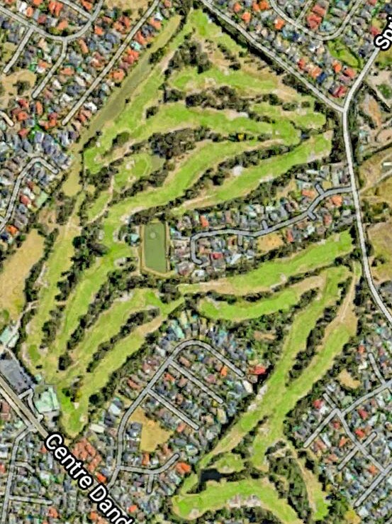 A Google Maps image of Kingswood Golf Course taken earlier this year.