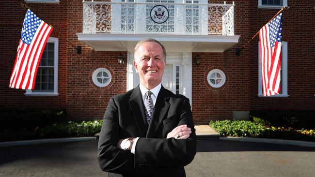 US ambassador to Australia Arthur Culvahouse Jr at the US embassy in Canberra. Picture Kym Smith