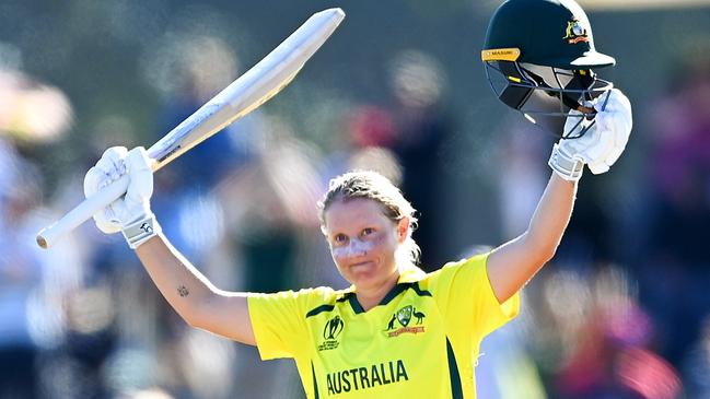 Alyssa Healy of Australia. Photo by Hannah Peters/Getty Images