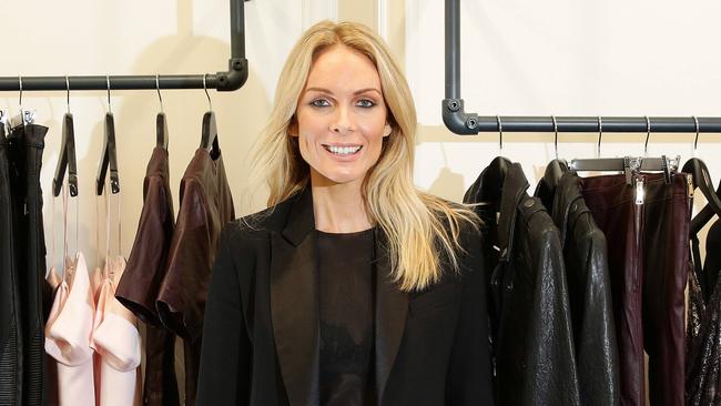 Fashion designer Rebecca Vallance has opened her flagship boutique in Mosman. Picture: Virginia Young