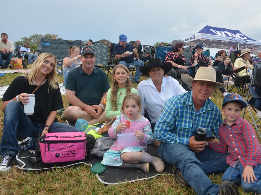 Kate, Lena, Paul, Dawson, Jodi, Maddy and Pete at the Melon Rodeo