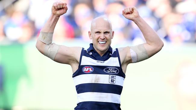 Geelong fans are loving having Gary Ablett back in the blue and white hoops. Picture: Michael Klein