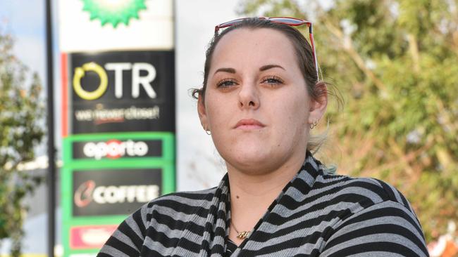 Mum-of-four Shannon Riddell’s dreams have been shattered after her promised $70k settlement was reduced to $4000. Picture: Brenton Edwards