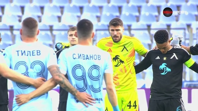 Players observed a minute's silence for a player that was in fact still alive on Sunday.