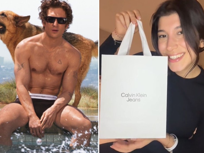 Huge discounts on Calvin Klein underwear and fashion styles. Picture: TikTok @calvinklein @ilaydakarakisla