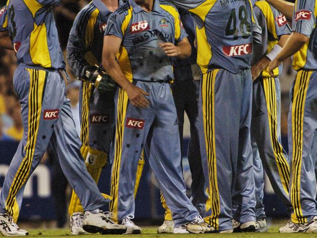 Australia has long history of wearing.........grey. Picture: AAP Image/Dave Hunt