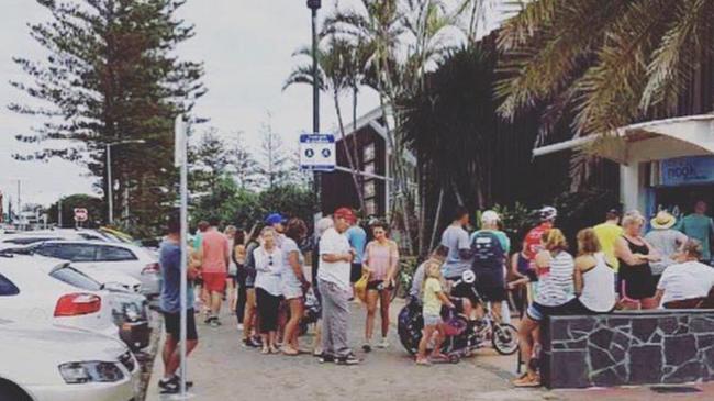 Nook Espresso at Burleigh prepares to close. Picture: Marcus Wilkins