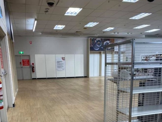 The photo shows the inside of Target Cambelltown