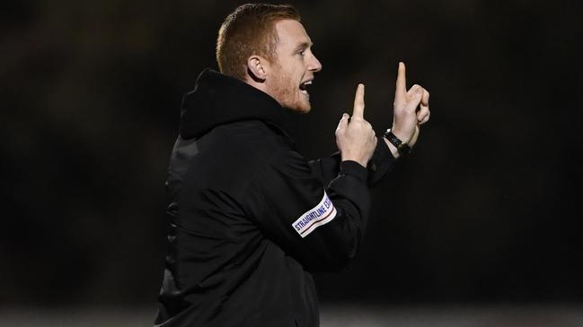 Hume City coach Nick Hegarty. Picture: Andy Brownbill