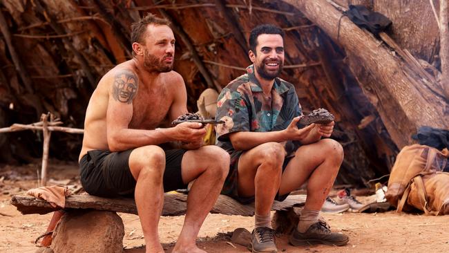 George Mladenov (right) made his mark on Survivor. Picture: Nigel Wright