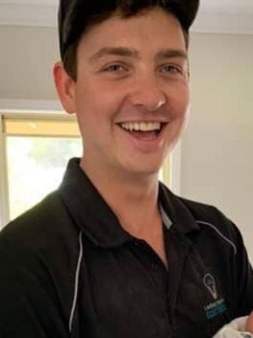 Electrician Lachlan Highdale is a well-known face in the Sunraysia community, and is one of the finalists of the regional Victoria sparky competition. Picture: Supplied
