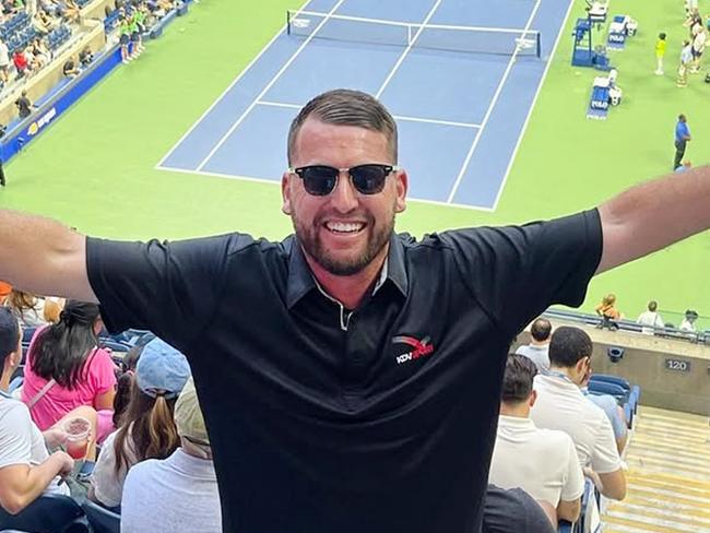 Prominent Gold Coast tennis coach Ryan Kebblewhite from KDV Sport was arrested by detectives on Sunday. Source: Instagram.