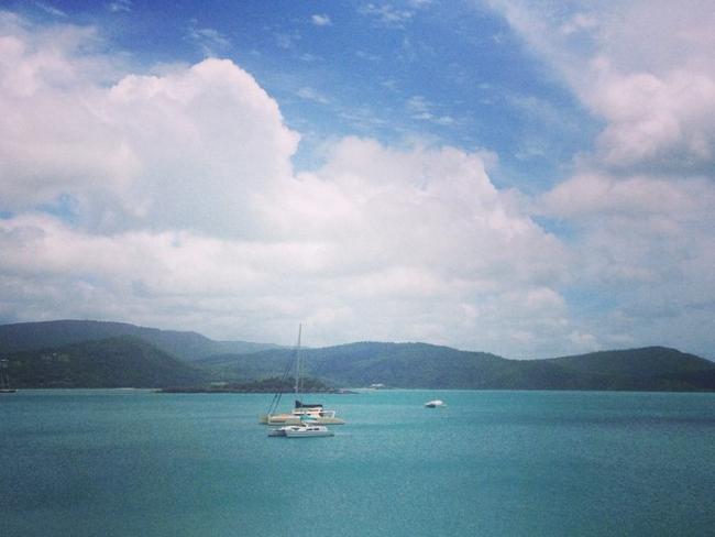 Bethany’s last Instagram post, a photo of the Whitsundays.