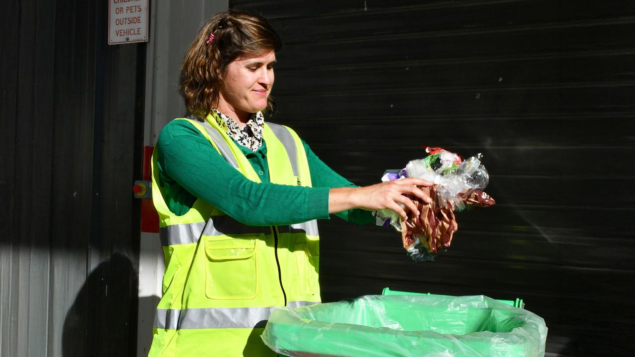 City of Hobart waste projects officer Sophia Newman: Photo: City of Hobart