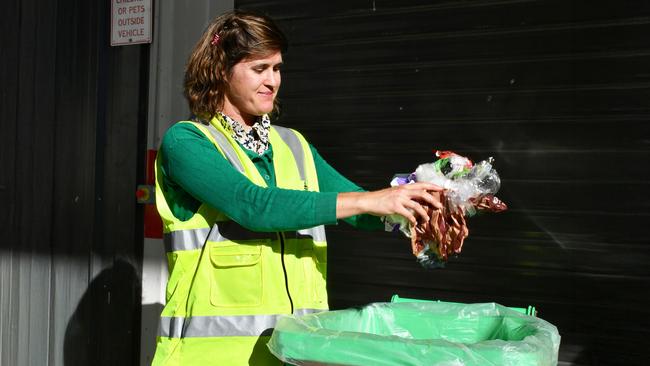 City of Hobart waste projects officer Sophia Newman: Photo: City of Hobart