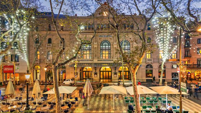 The Liceu opera house in Barcelona.