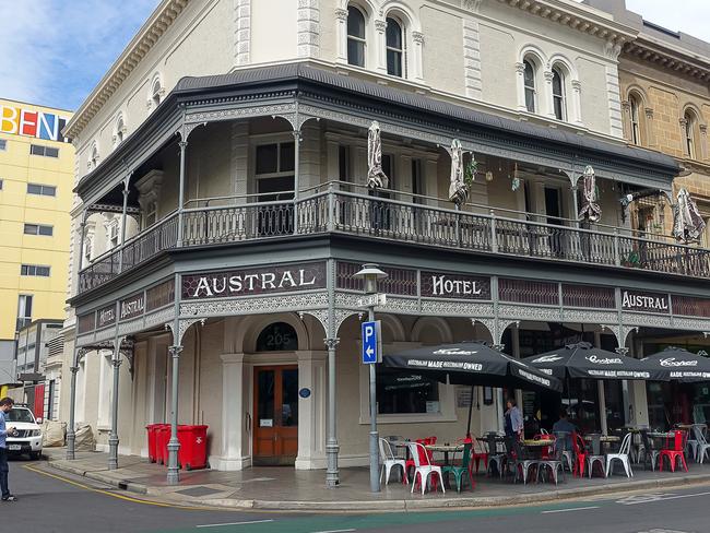 The Austral hotel - Rundle Street, Adelaide