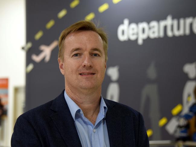 Chris Mills CEO Queensland Airports Ltd at Coolangatta Airport. Photo: Steve Holland