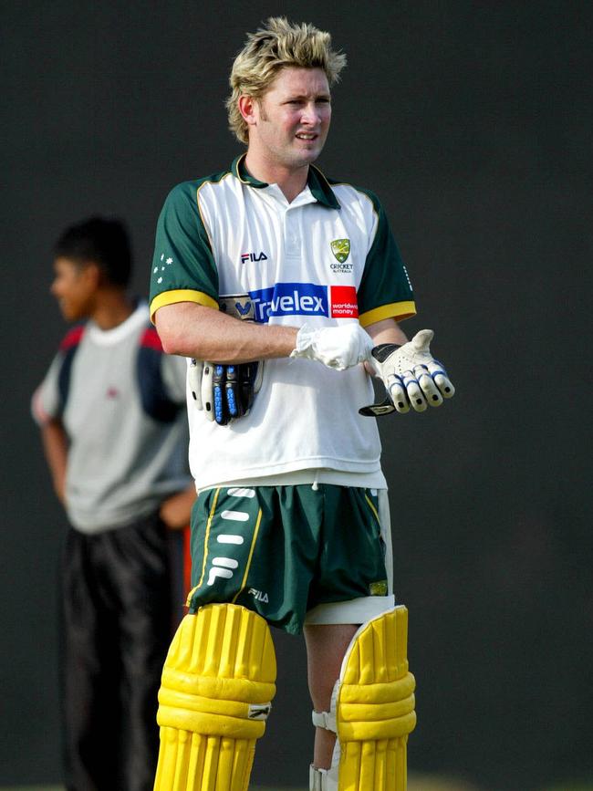 Clarke playing in Sri Lanka in 2004. Photo: Phil Hillyard.