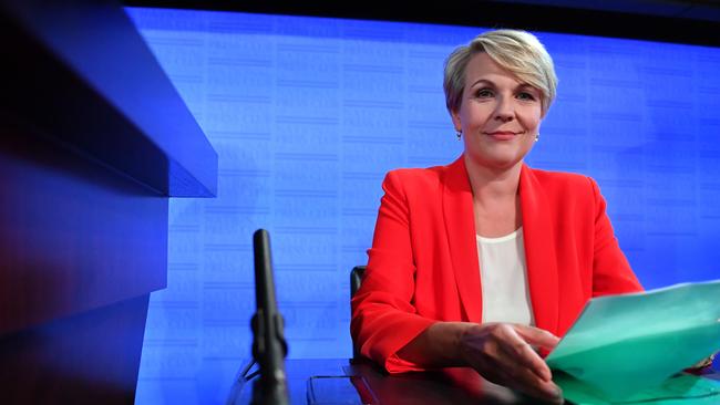 Tanya Plibersek, at the National Press Club in Canberra yesterday, questions how the Christmas Island facilities stack up. Picture: AAP