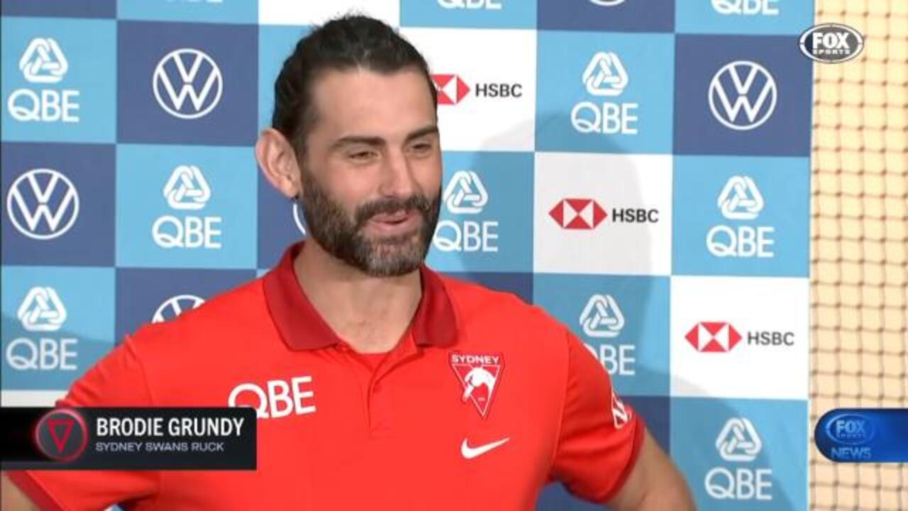 Grundy enjoyed Ginnivan's antics