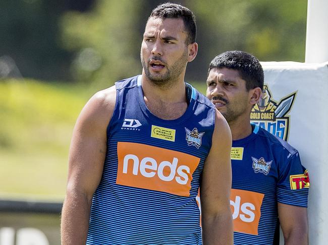 The Gold Coast Titans  player, Ryan James, at pre-season training, Parkwood.  Picture: Jerad Williams