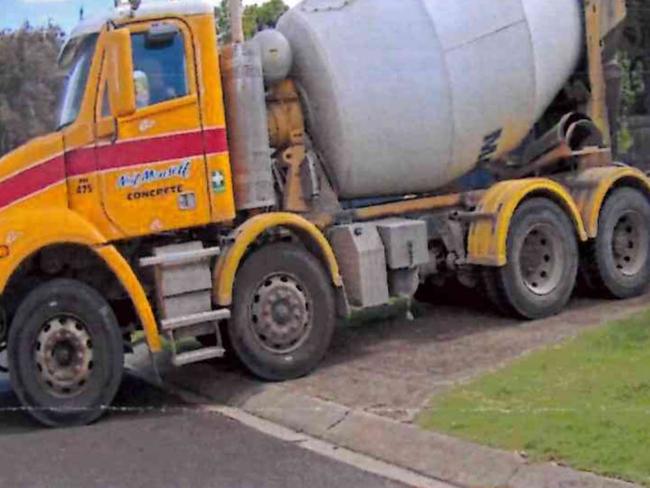 A photo attached to a Toowoomba Regional Council infringement notice, addressed to Neil Mansell Transport due to the actions of one of its trucks on Hoey Street in Kearneys Spring on October 3.