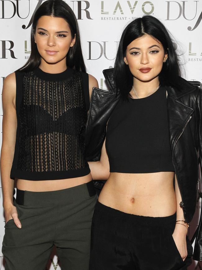 Kendall and Kylie Jenner. Picture: Getty Images