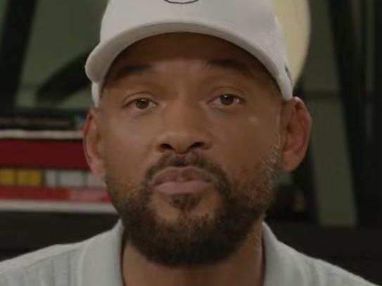 Will Smith has broken his silence in a video posted to YouTube addressing and apologising for the moment he slapped Chris Rock at the Academy Awards. Picture: YouTube