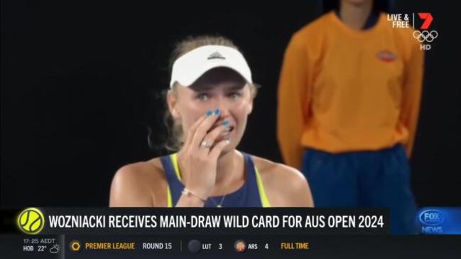 Wozniacki recieves main-draw wild card for Aus Open 2024