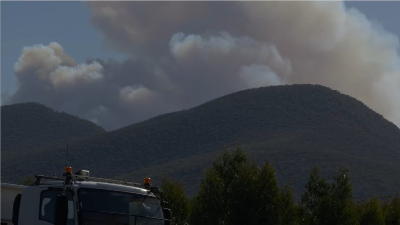 The hot, dry and windy weather has created the perfect conditions for bushfires. Picture: Supplied