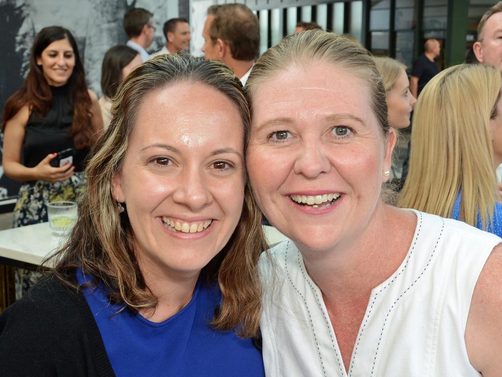 Tamika Rickert and Cr Kristyn Boulton at opening of Harbour Eats at Harbour Town, Labrador. Picture: Regina King.