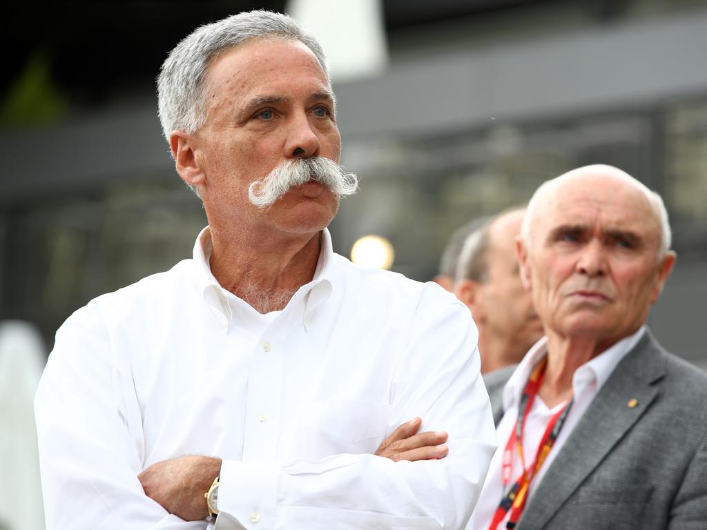 F1 CEO Chase Carey was frustrated by Hamilton’s choice of words.