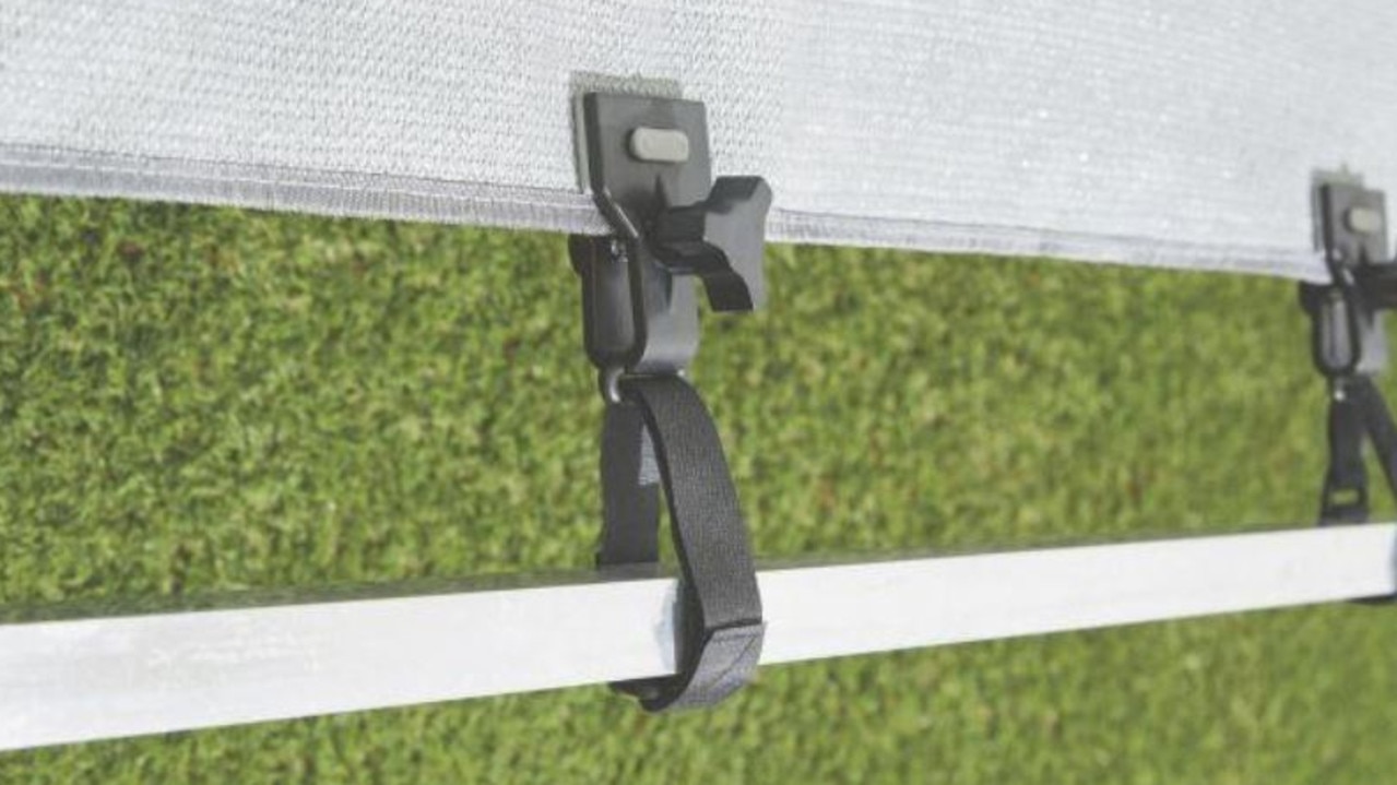 Awning tensioners keep all the right things in all the right places. Picture: Supplied