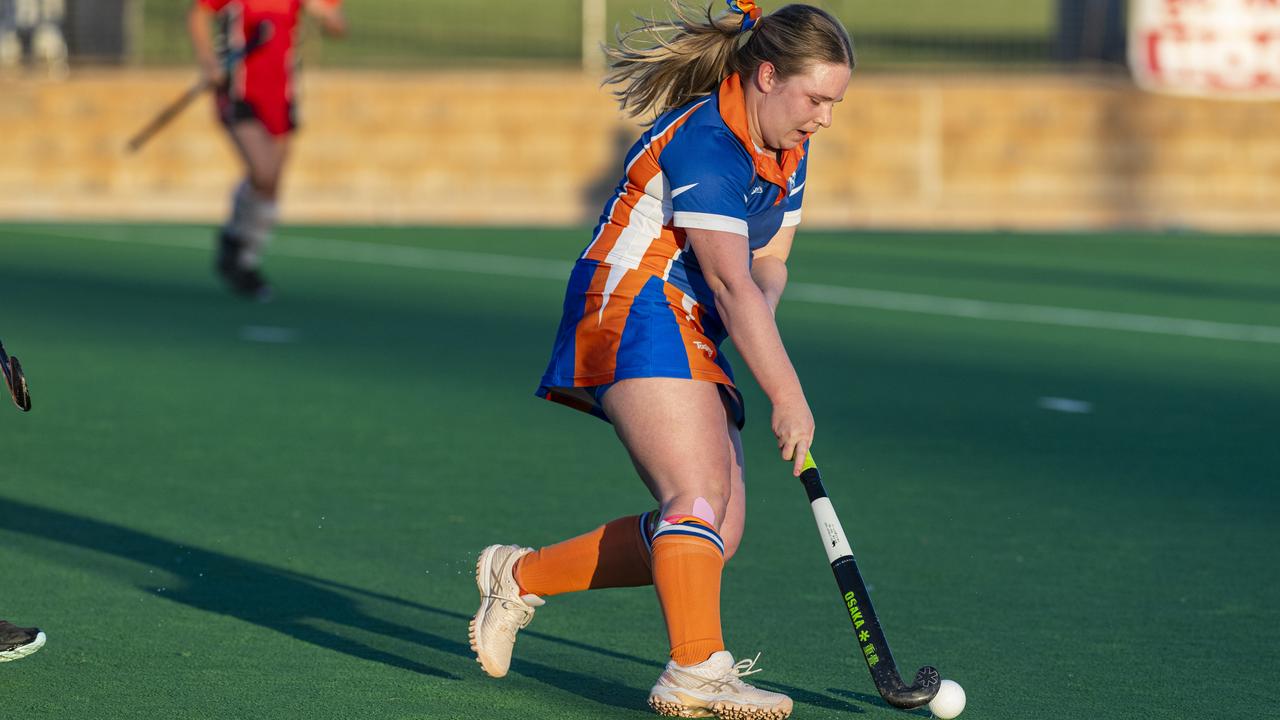 Newtown against Past High Hawks in A3 Women's Toowoomba Hockey grand final at Clyde Park, Saturday, September 7, 2024. Picture: Kevin Farmer