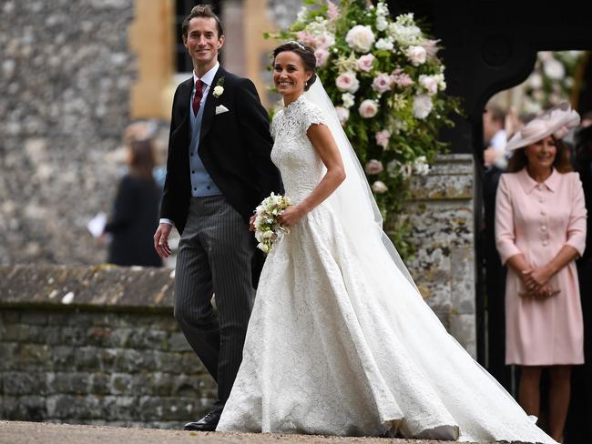 Pippa Middleton and her husband James Matthews. Picture: Justin Tallis — WPA Pool/Getty Images