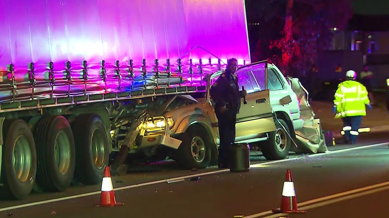 Newton Road Wetherill Park fatal crash Man dead Daily Telegraph