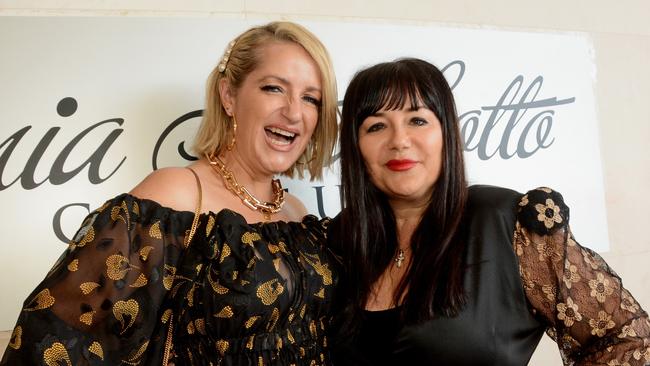 Bianca Dye and Sonia Stradiotto at opening of Sonia Stradiotto Couture store, Marina Mirage. Picture: Regina King