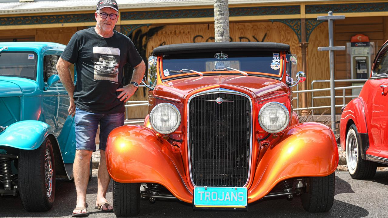 Phil Manning with his 1934 Chevy as part of the Trojans Rod and Custom Club in Lismore.