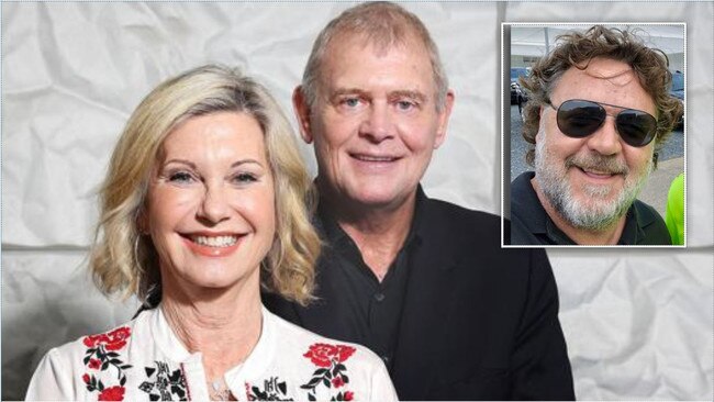 Olivia Newton John performed a song with old mate John Farnham and Russell Crowe made a special appearance.