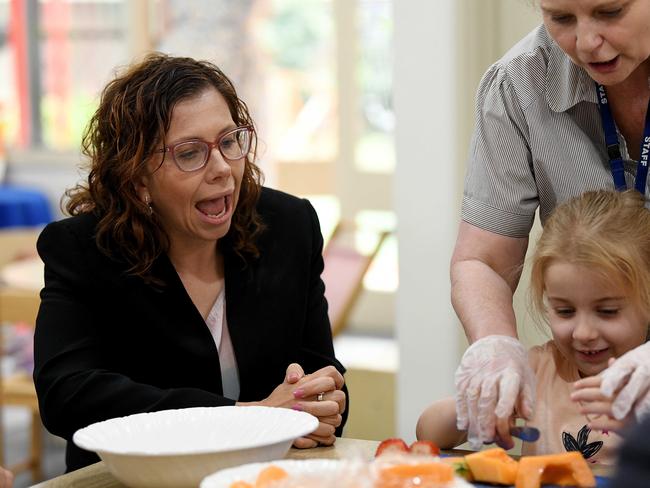 Labor’s early childhood spokeswoman, Amanda Rishworth, said families would struggle to work out if they would be better off because the system was so complex. Picture: NCA NewsWire/Bianca De Marchi